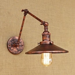 Rustieke Lodge Country Retro Gegalvaniseerde Functie voor Mini Stijl Swing Arm Sfeerverlichting