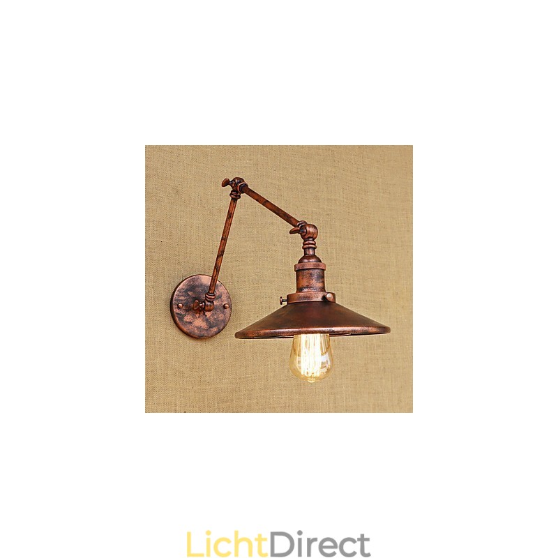 Rustieke Lodge Country Retro Gegalvaniseerde Functie voor Mini Stijl Swing Arm Sfeerverlichting