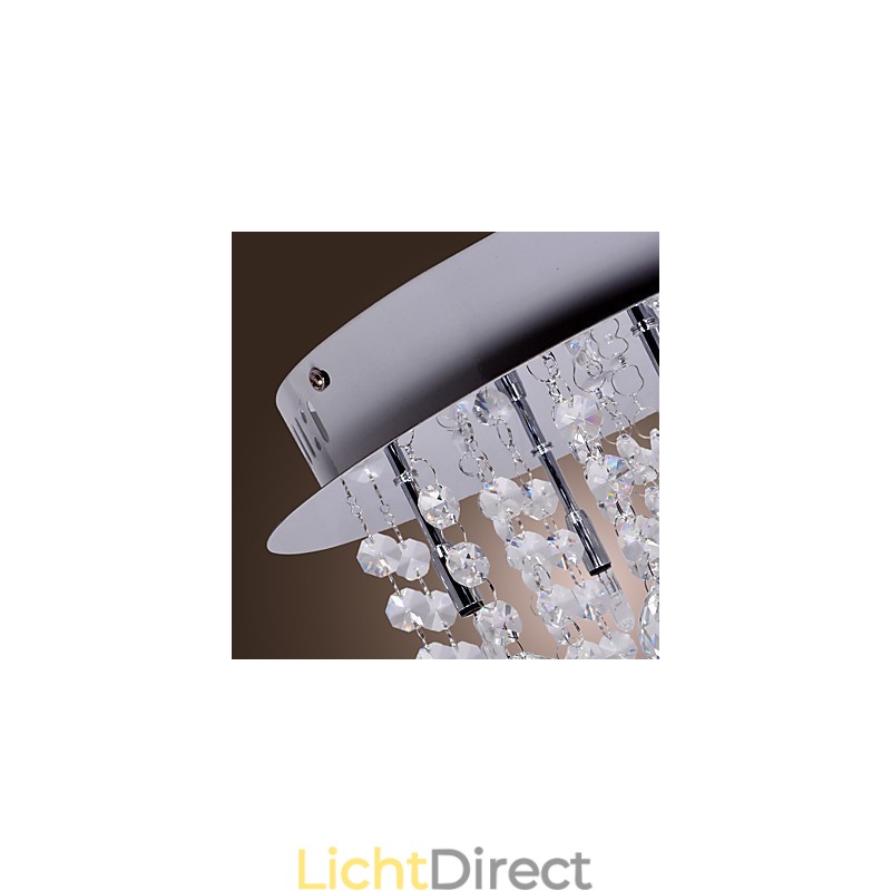 Moderne eigentijdse kristalchroom metalen inbouw