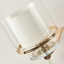 Moderne eigentijdse gegalvaniseerde functie voor oogbescherming, sfeerverlichting, wandlampen, wandlamp