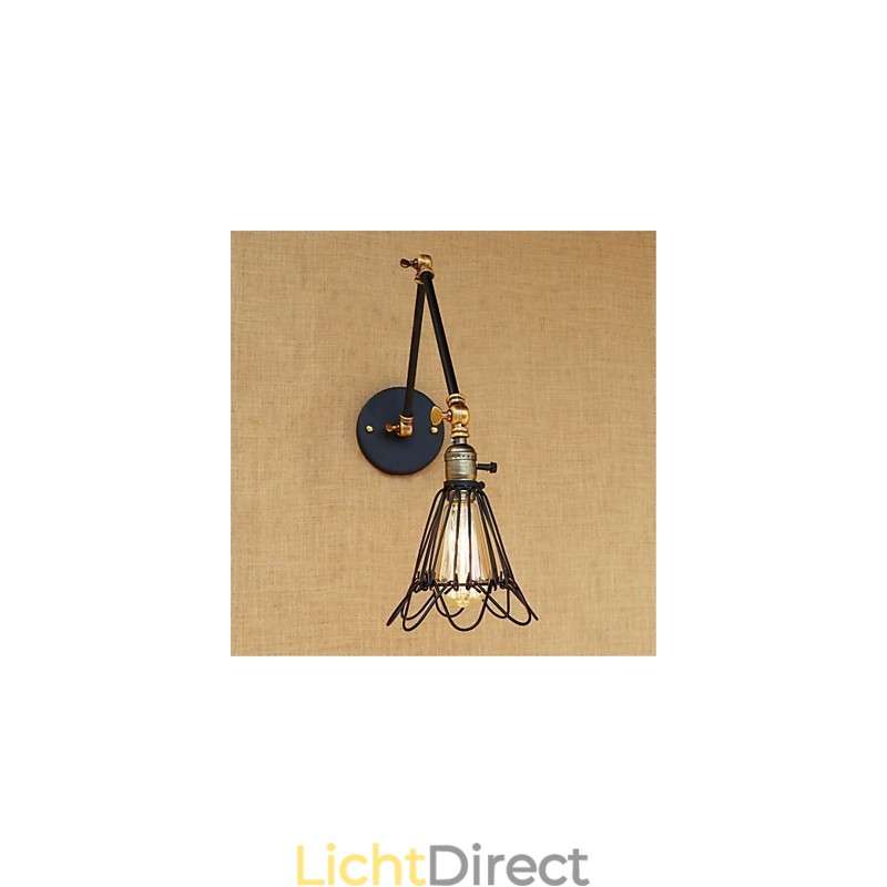 Rustieke Lodge Country Retro Schilderij Kenmerk voor Mini Stijl Swing Arm Sfeerlicht Swing