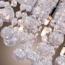 Moderne eigentijdse kristalchroom metalen inbouw