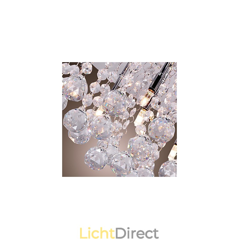 Moderne eigentijdse kristalchroom metalen inbouw