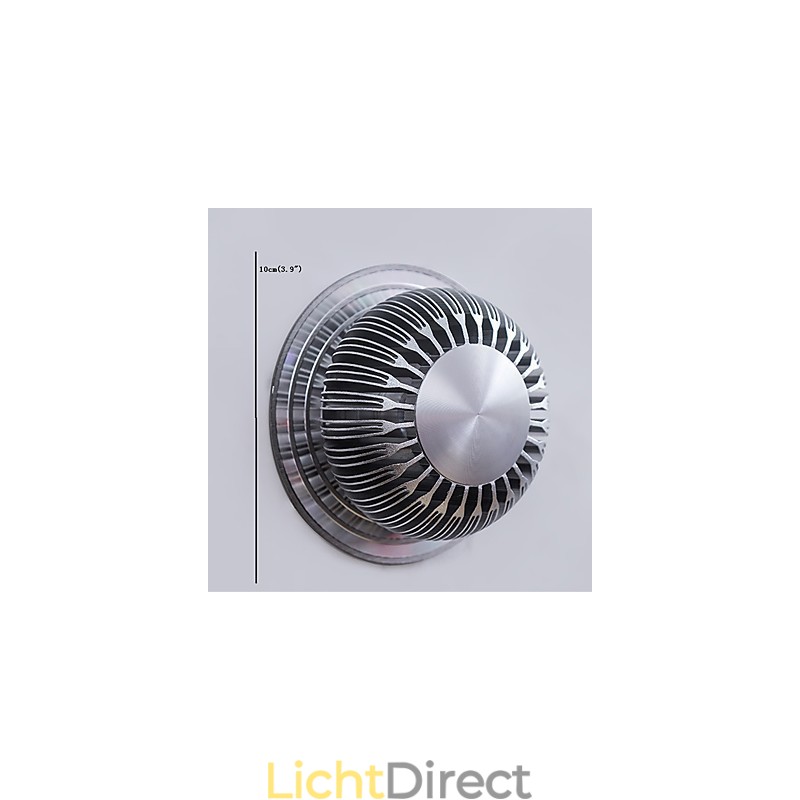 Moderne lichte aluminium wandlamp met plafondbevestiging, decoratieve wandlampen
