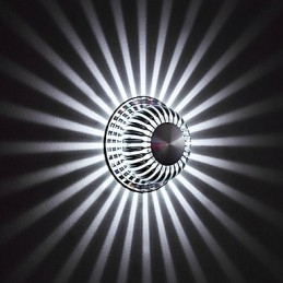 Moderne lichte aluminium wandlamp met plafondbevestiging, decoratieve wandlampen