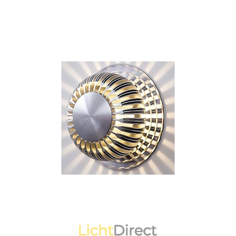 Moderne lichte aluminium wandlamp met plafondbevestiging, decoratieve wandlampen
