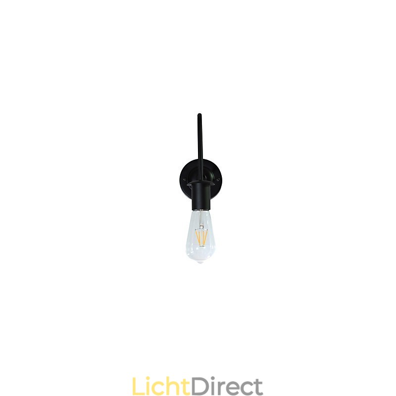 Wandlampen Wandlamp Ijzeren Wandlamp Dumb Black Lightsaber Lamp Aan De Muur