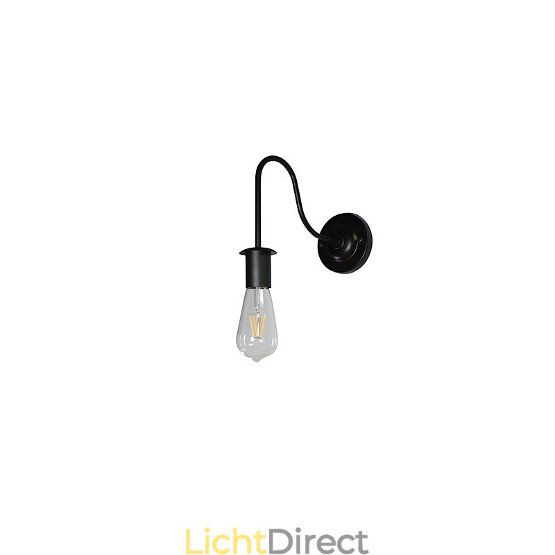 Wandlampen Wandlamp Ijzeren Wandlamp Dumb Black Lightsaber Lamp Aan De Muur