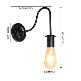 Wandlampen Wandlamp Ijzeren Wandlamp Dumb Black Lightsaber Lamp Aan De Muur