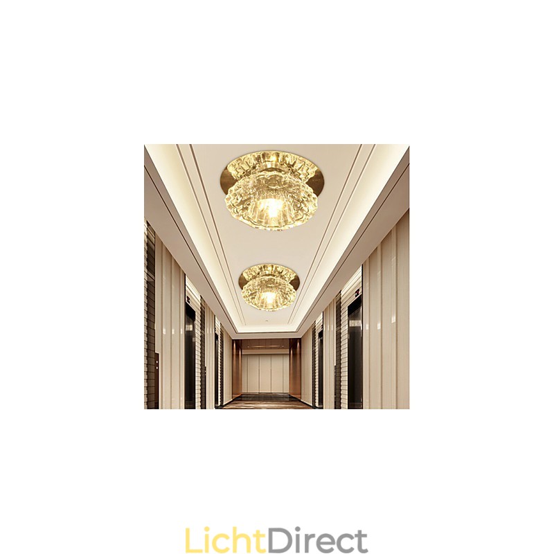 3W energiebesparende moderne plafondlamp Kristallen plafondlamp Downlight lamp