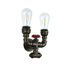 Rustieke Lodge Traditionele Klassieke Antieke Messing Kenmerk voor Sfeerverlichting Wandlampen Wandlamp