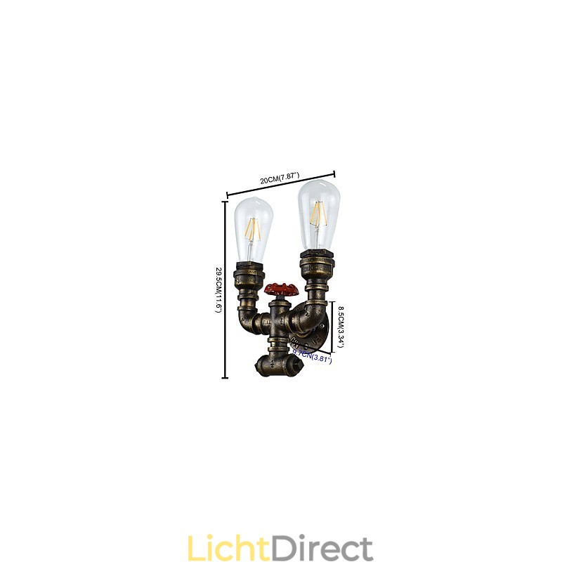 Rustieke Lodge Traditionele Klassieke Antieke Messing Kenmerk voor Sfeerverlichting Wandlampen Wandlamp