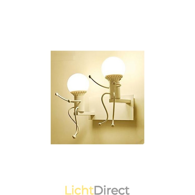 Amerikaanse Landelijke IJzeren Wandlamp Creatieve Slaapkamer Nachtkastje Wandlamp Warme Gangpad Schurk Wandlamp