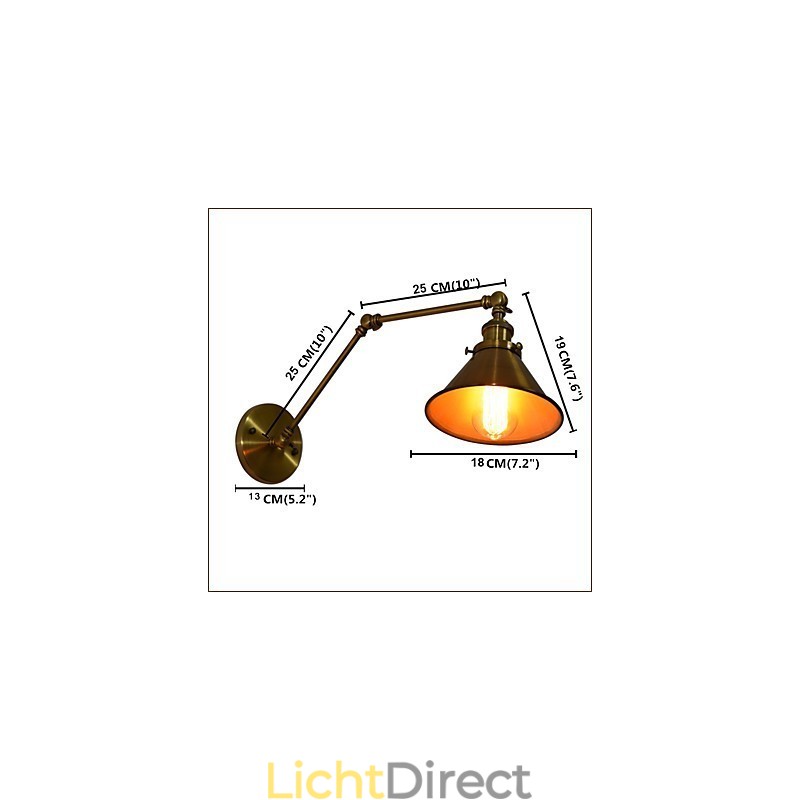 Wandlamp Wandlampen Wandlamp Ijzeren Wandlamp Dumb Black Lightsaber Lamp Aan De Muur