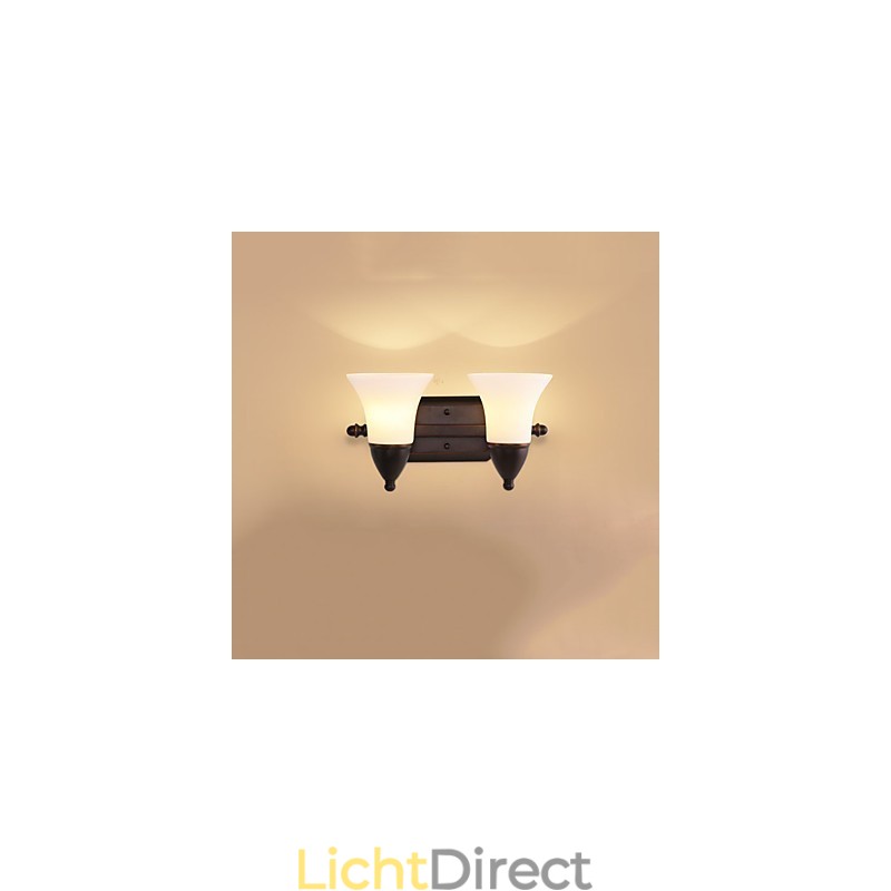 Rustieke Lodge Zwarte Oxide Afwerking Kenmerk voor Oogbescherming Sfeerverlichting Wandlampen Wandlamp