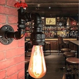 Rustieke Lodge Schilderij Kenmerk voor Sfeervolle Licht Wandlampen Wandlamp