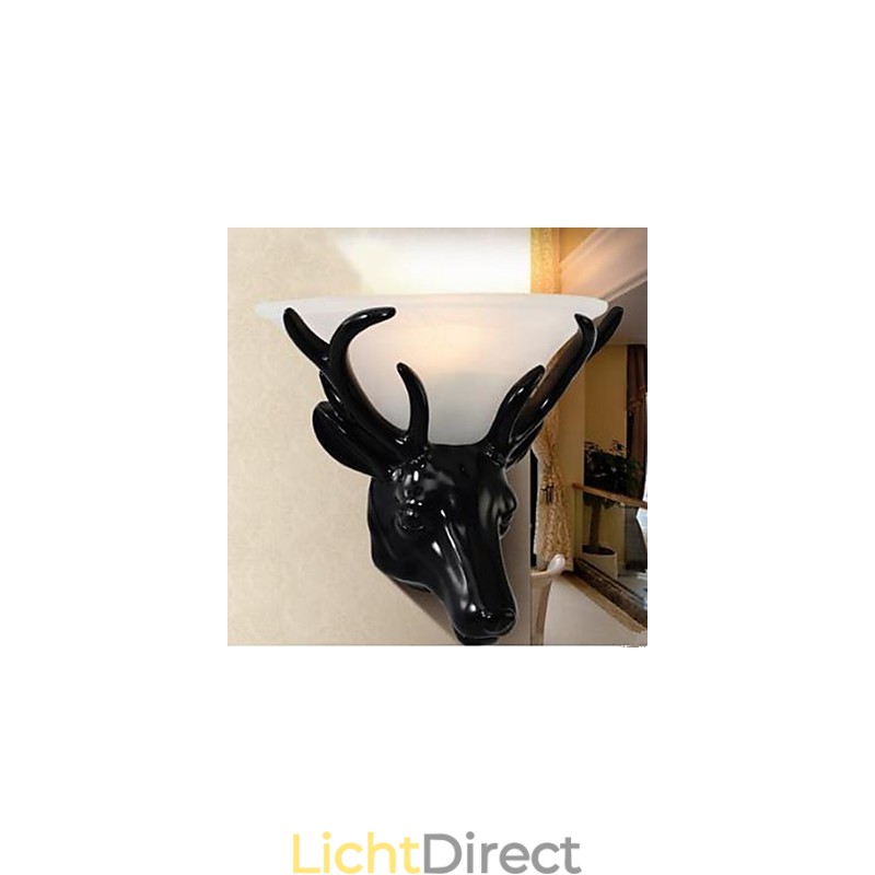 Moderne en gecontracteerde hertenkop wandlamp Mode creatieve woonkamer slaapkamer wandlamp