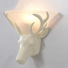 Moderne en gecontracteerde hertenkop wandlamp Mode creatieve woonkamer slaapkamer wandlamp