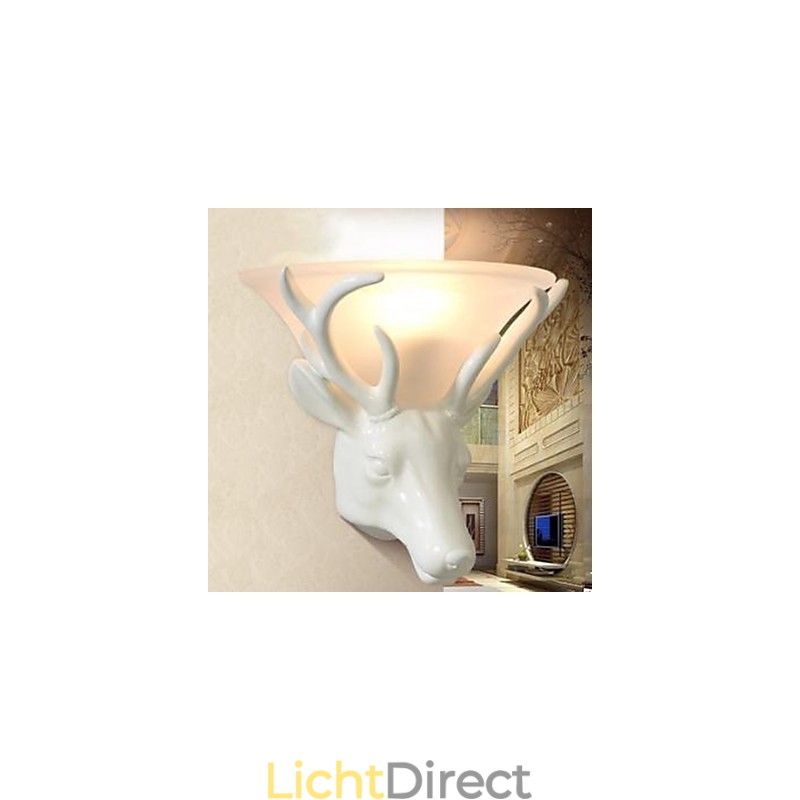 Moderne en gecontracteerde hertenkop wandlamp Mode creatieve woonkamer slaapkamer wandlamp