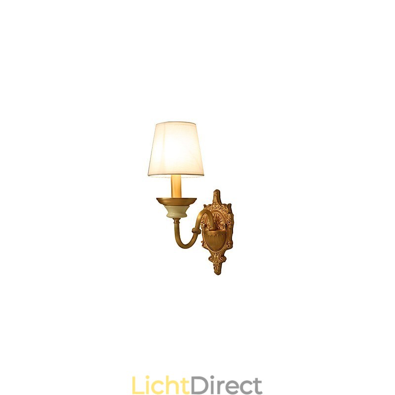 Eenvoudige landelijke traditionele klassieke messingfunctie voor mini-stijl uplight wandlampen wandlamp
