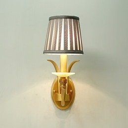 Eenvoudige landelijke traditionele klassieke messingfunctie voor mini-stijl uplight wandlampen wandlamp
