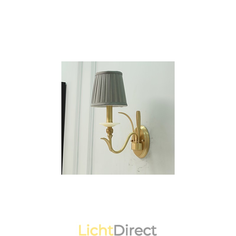 Eenvoudige landelijke traditionele klassieke messingfunctie voor mini-stijl uplight wandlampen wandlamp