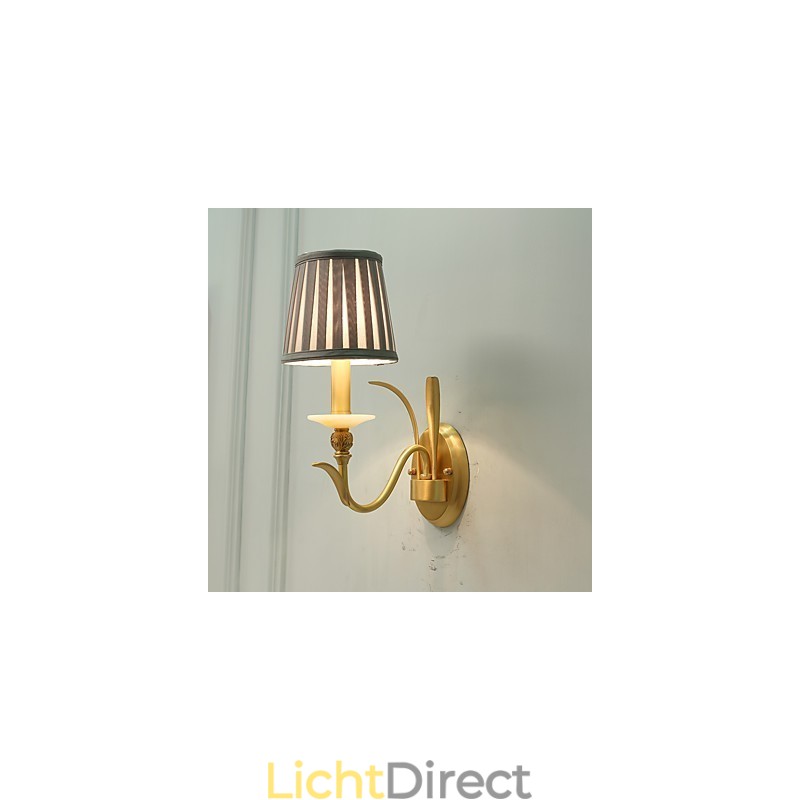 Eenvoudige landelijke traditionele klassieke messingfunctie voor mini-stijl uplight wandlampen wandlamp