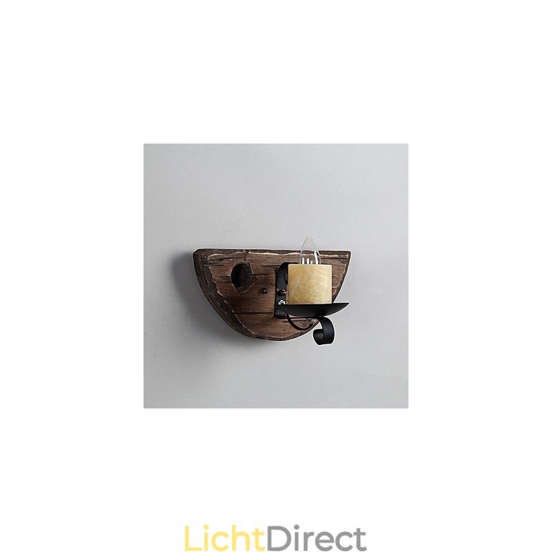 Rustieke Lodge Schilderij Kenmerk voor Mini Stijl Uplight Wandlampen Wandlamp