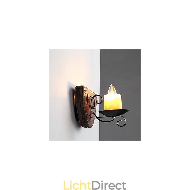 Rustieke Lodge Schilderij Kenmerk voor Mini Stijl Uplight Wandlampen Wandlamp