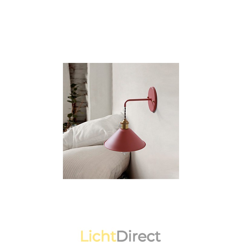 Mini formaat Eenvoudige Industriële Hoofdlamp Bollen Wandlamp Vintage Retro Dorp Metalen Wandlamp Lampenarmatuur Gangpad Wandlamp