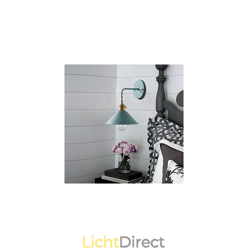 Mini formaat Eenvoudige Industriële Hoofdlamp Bollen Wandlamp Vintage Retro Dorp Metalen Wandlamp Lampenarmatuur Gangpad Wandlamp