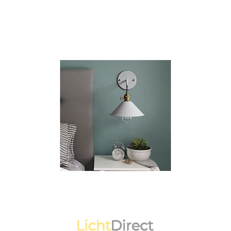Mini formaat Eenvoudige Industriële Hoofdlamp Bollen Wandlamp Vintage Retro Dorp Metalen Wandlamp Lampenarmatuur Gangpad Wandlamp