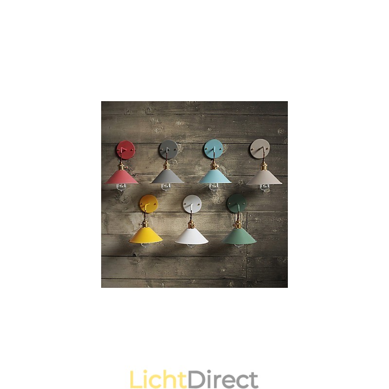 Mini formaat Eenvoudige Industriële Hoofdlamp Bollen Wandlamp Vintage Retro Dorp Metalen Wandlamp Lampenarmatuur Gangpad Wandlamp