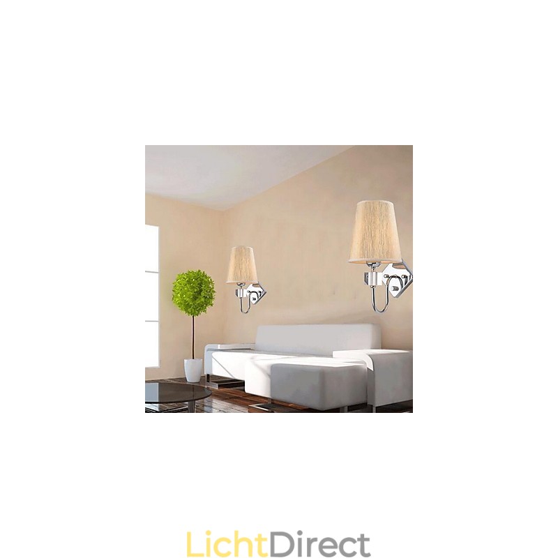 Moderne eigentijdse gegalvaniseerde kenmerkende uplight wandlampen wandlamp