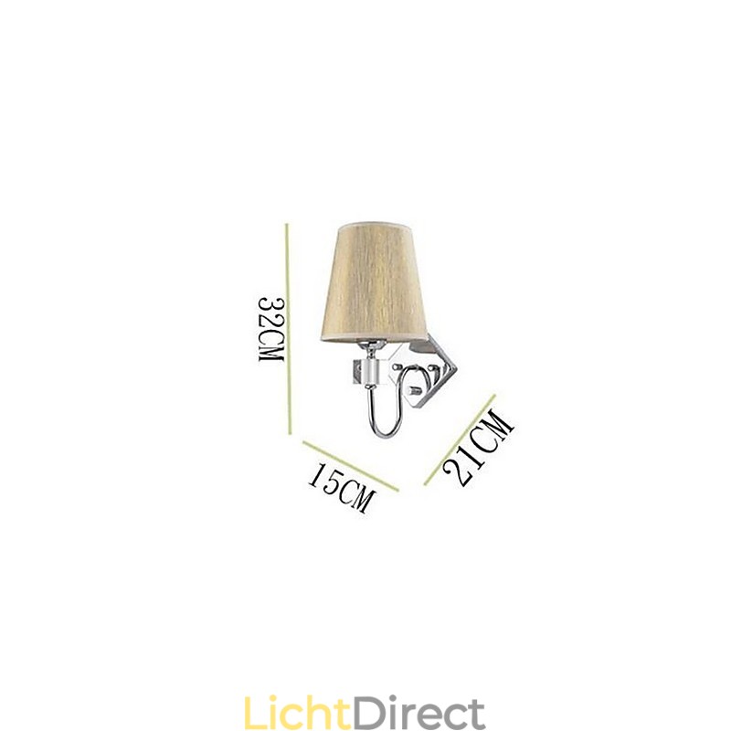 Moderne eigentijdse gegalvaniseerde kenmerkende uplight wandlampen wandlamp