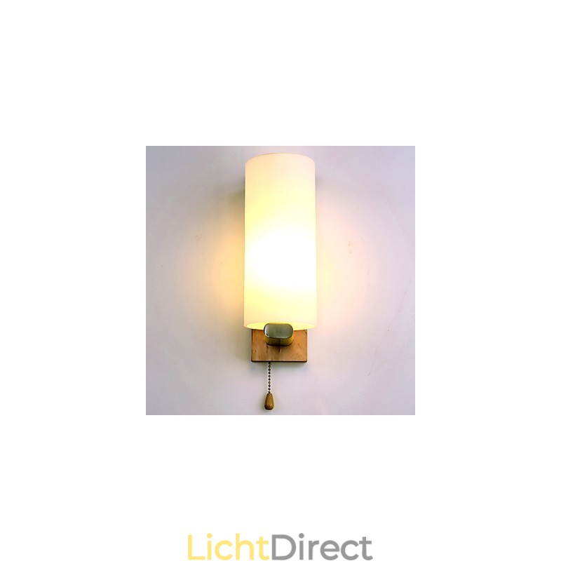 Nieuwigheid Landelijke functie voor Mini Stijl Oogbescherming Sfeerverlichting Wandlampen Wandlamp Log Hout Slaapkamer Nachtkastje Lamp