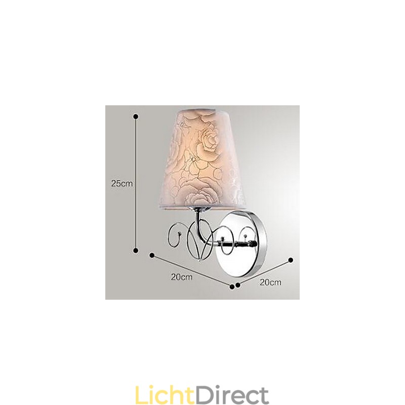 Moderne eigentijdse gegalvaniseerde kenmerkende uplight wandlampen wandlamp