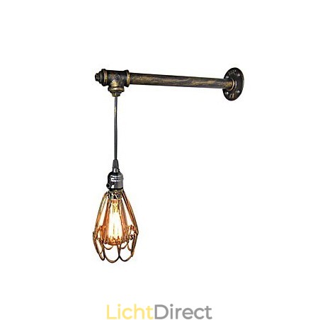 Loft vintage wandlamp lamp restaurant café gang bar Iron Cage wandlamp industrie IJzeren pijpverlichting Loft vintage wandlamp lamp restaurant café gang bar Iron Cage wandlamp industrie IJzeren pijpverlichting