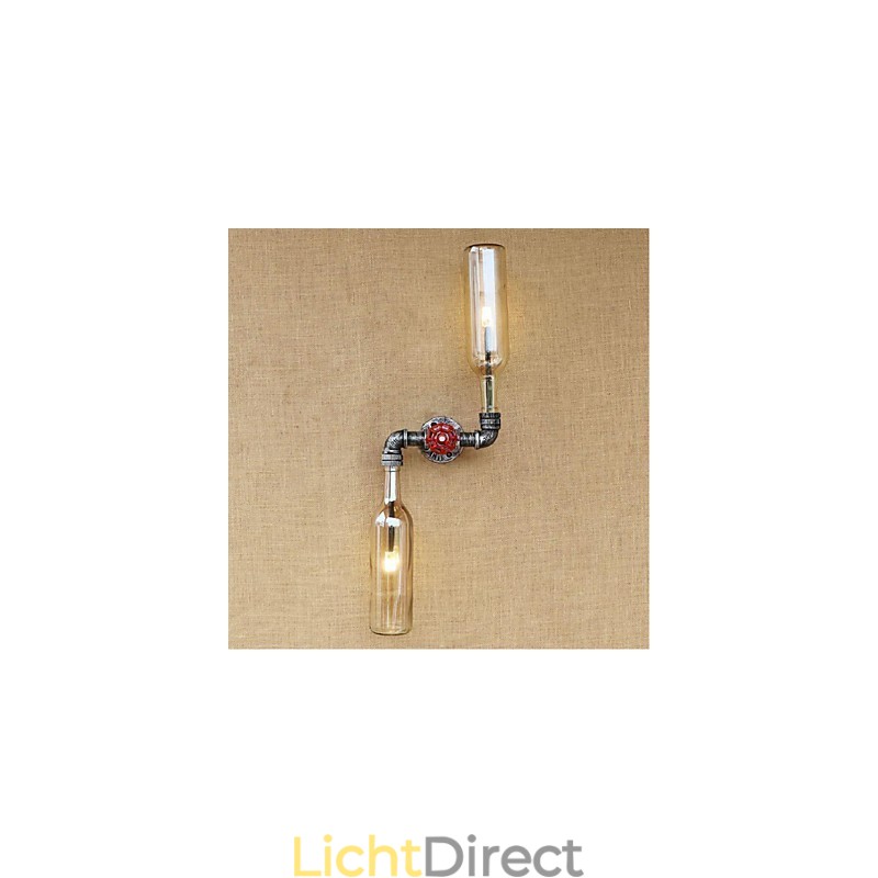 Rustieke Lodge Messing Kenmerk voor Sfeerverlichting Wandlampen Wandlamp Amber
