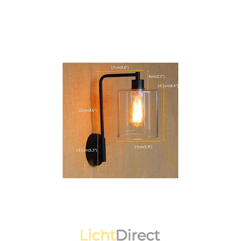 Rustieke Lodge Country Black Oxide Finish-functie voor Swing Arm Ambient Light