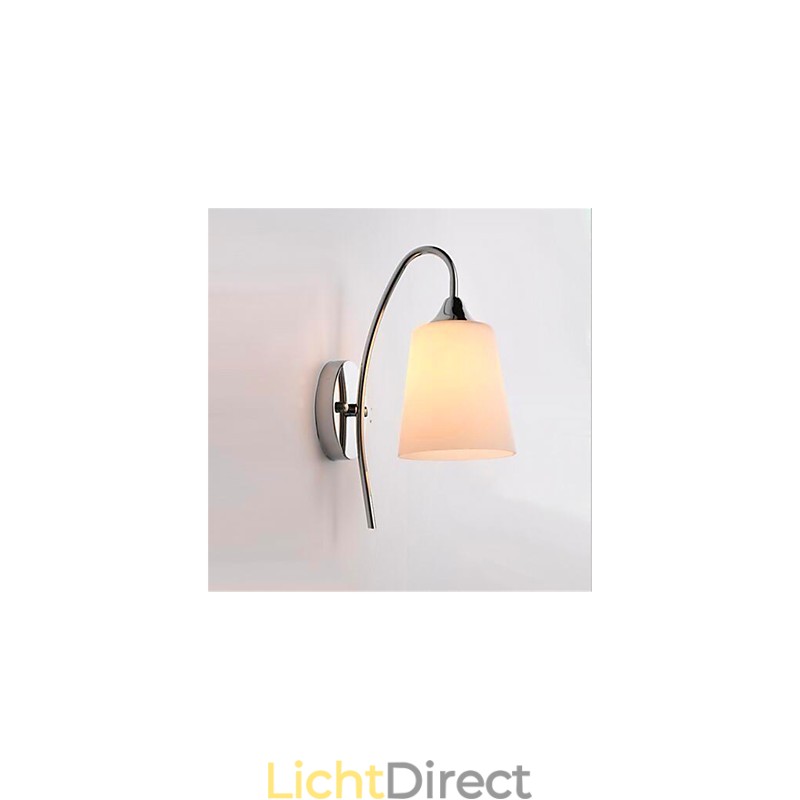 Moderne minimalistische glazen nachtkastje gangpad hotelkamer wandlamp