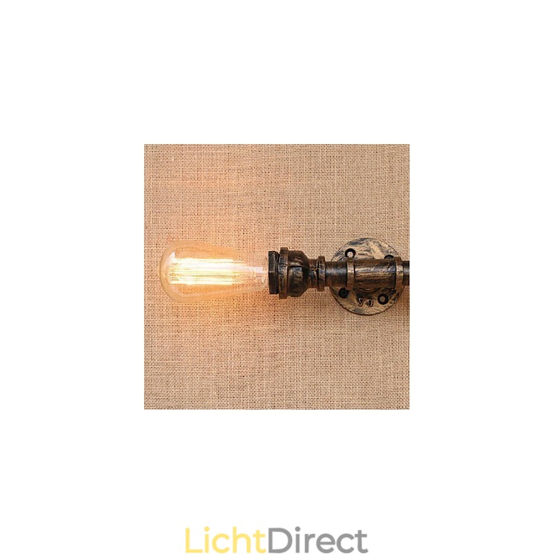 Nostalgia Eenvoudige Waterpijp Decoratieve Kleine Wandlamp Wandlamp