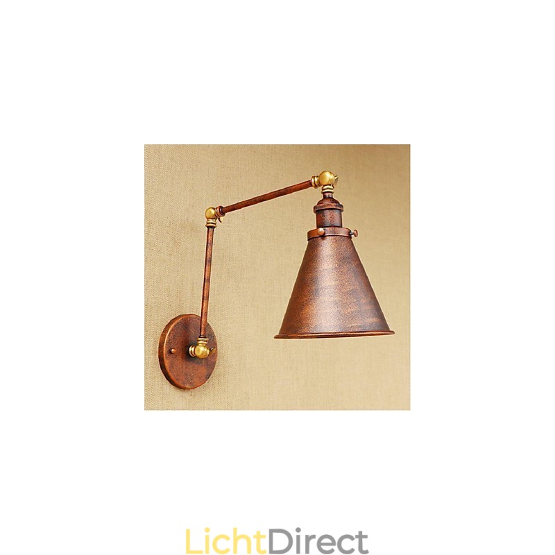 Lange arm Half roest Retro Creatieve Nostalgische Intrekbare Opvouwbare Wandlampen Wandlamp