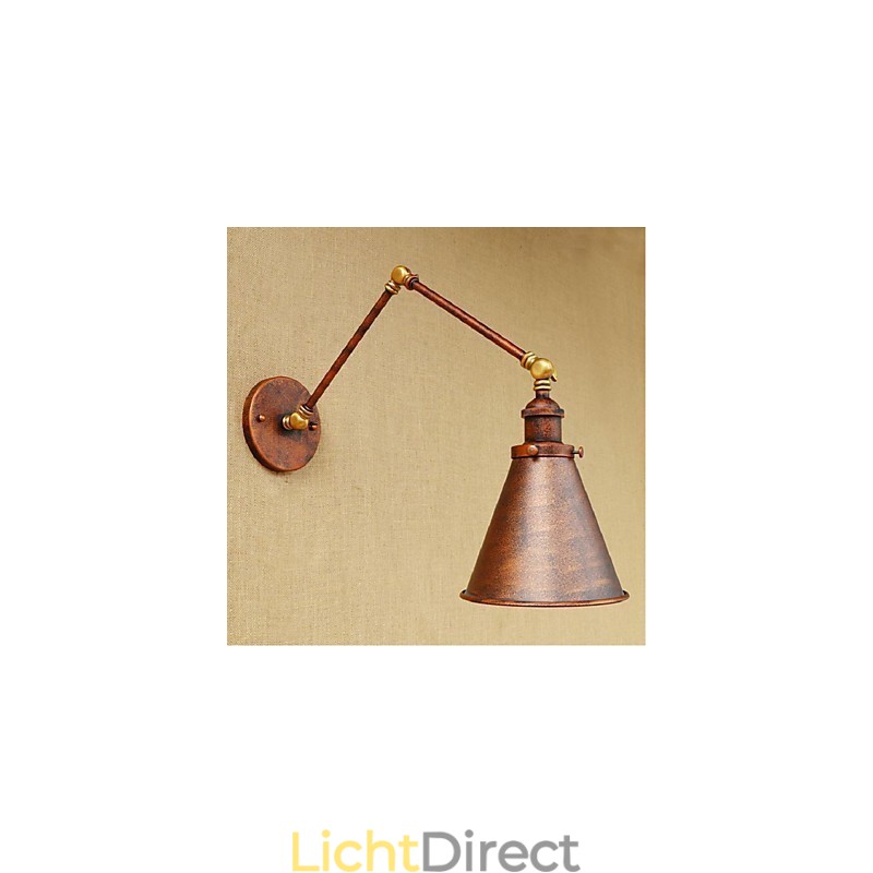 Lange arm Half roest Retro Creatieve Nostalgische Intrekbare Opvouwbare Wandlampen Wandlamp