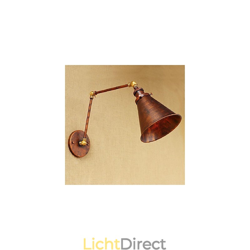 Lange arm Half roest Retro Creatieve Nostalgische Intrekbare Opvouwbare Wandlampen Wandlamp