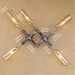 Rustieke Lodge Schilderij Kenmerk voor Sfeervolle Licht Wandlampen Wandlamp