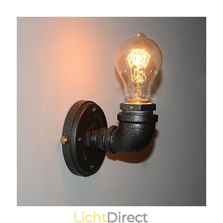 Eenvoudige Retro Industriële Ijzeren Pijp Decoratieve Wandlamp Wandarmatuur Eenvoudige Retro Industriële Ijzeren Pijp Decoratieve Wandlamp Wandarmatuur