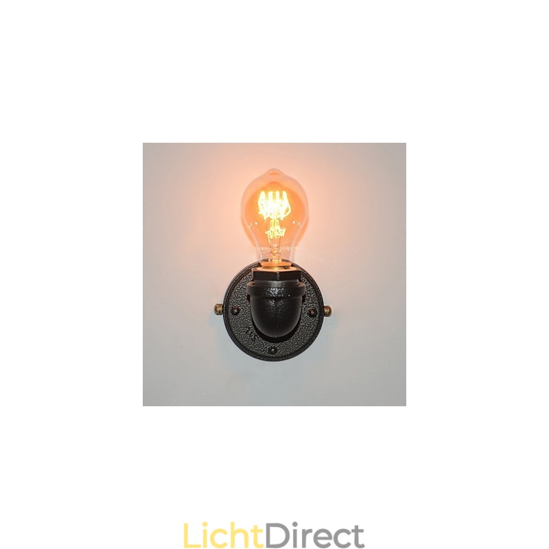 Eenvoudige Retro Industriële Ijzeren Pijp Decoratieve Wandlamp Wandarmatuur