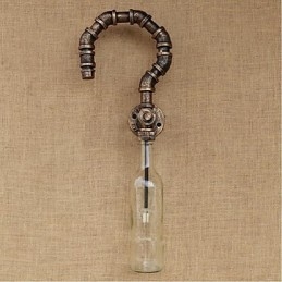 Retro American Village Creatieve Industrie Wind Designer Waterfles Wandlamp Wandlamp