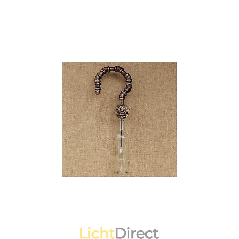 Retro American Village Creatieve Industrie Wind Designer Waterfles Wandlamp Wandlamp